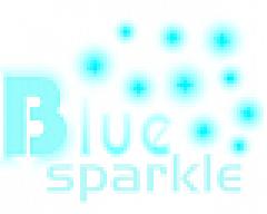 Blue sparkle