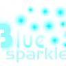 Blue sparkle